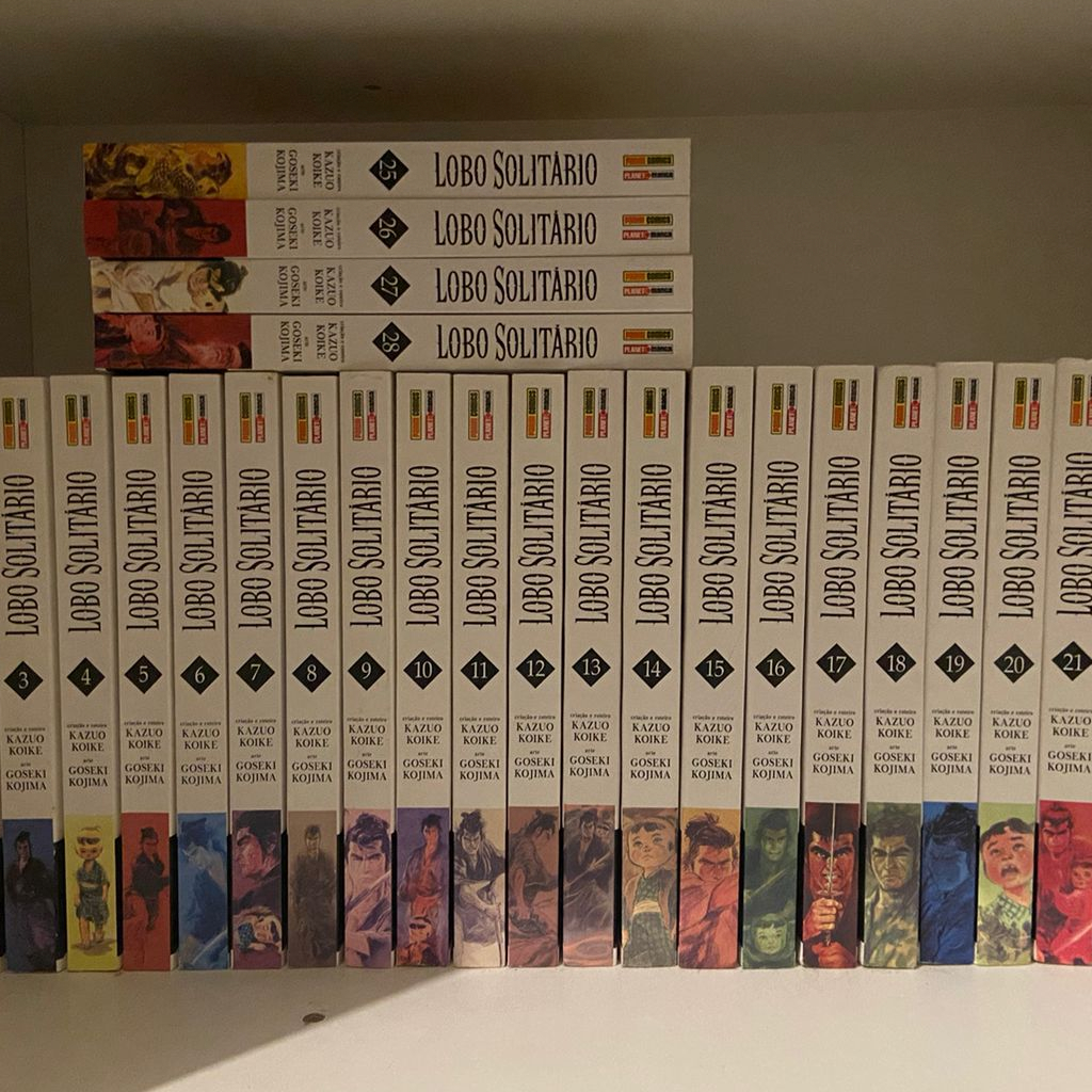 Lobo Solitário Panini - 28 volumes completo