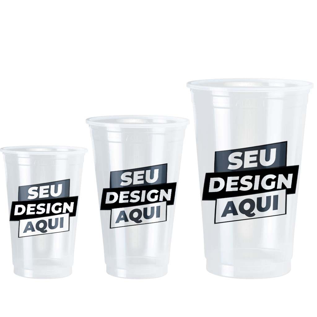Copo Descartável Personalizado De 300/330ml 1000 Unidades