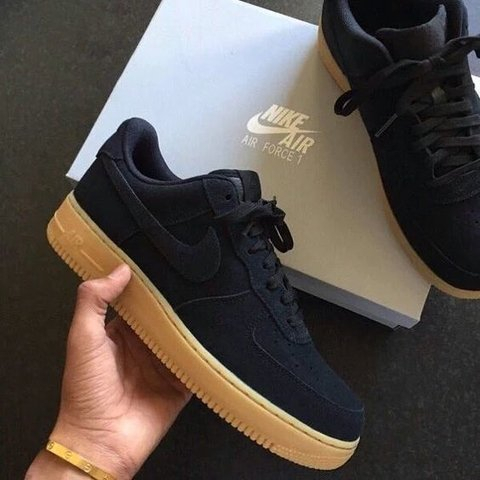 Nike air force 2024 preto e marrom