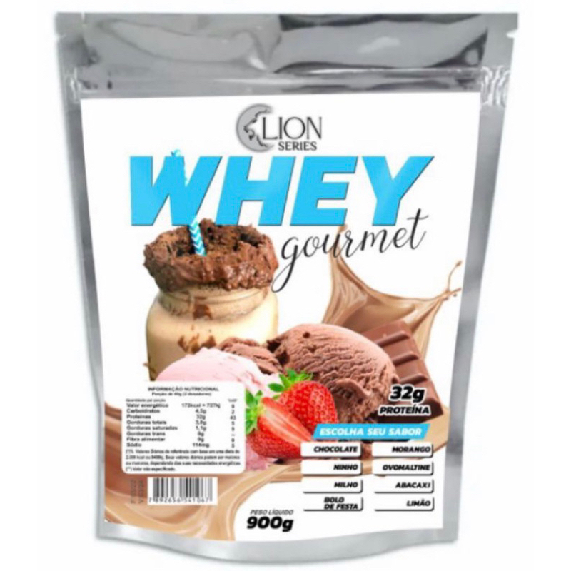 Whey protein 100% gourmet 900g isolado