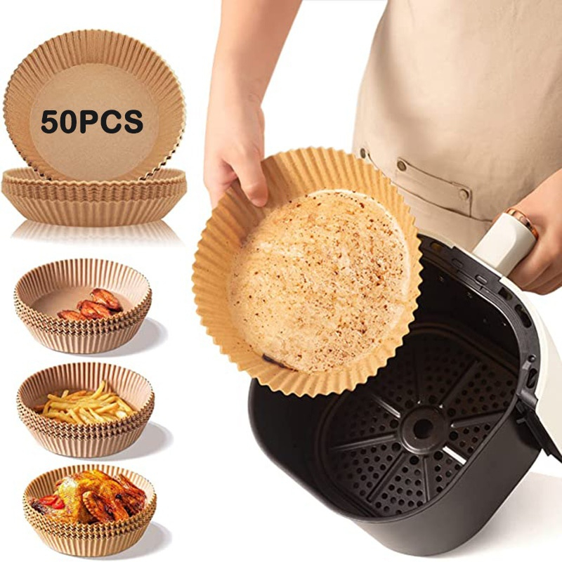 Non-Stick óleo-prova papel forro, Air Fryer, forno Pan Pad, forros