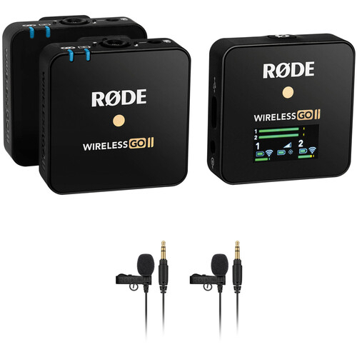 Sistema de Microfone/Gravador RODE Wireless GO II Compacto Digital Sem