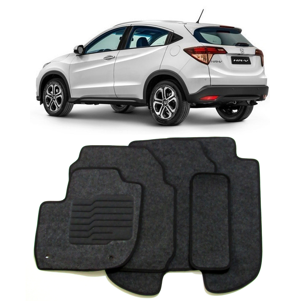 Tapete Carpete HRV 2015 2016 2017 2018 Grafite | Shopee Brasil