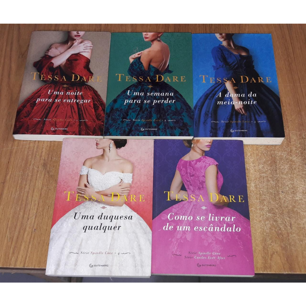 Livro Série Spindle Cove - Vol. 1 ao 5 - Tessa Dare | Shopee Brasil