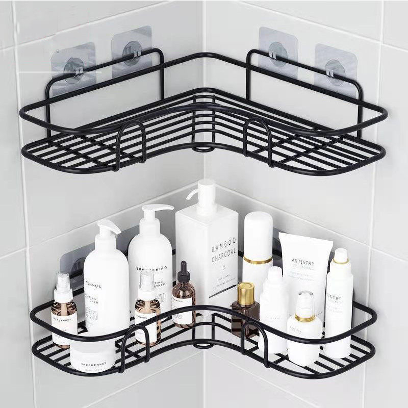 Suporte Pra Banheiro Porta Shampoo Sabonete Canto Parede Box | Shopee ...