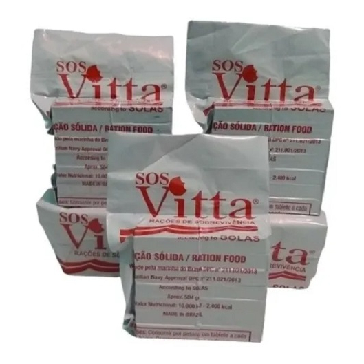 Kit 4 Ração Solida Vitta de Sobrevivência