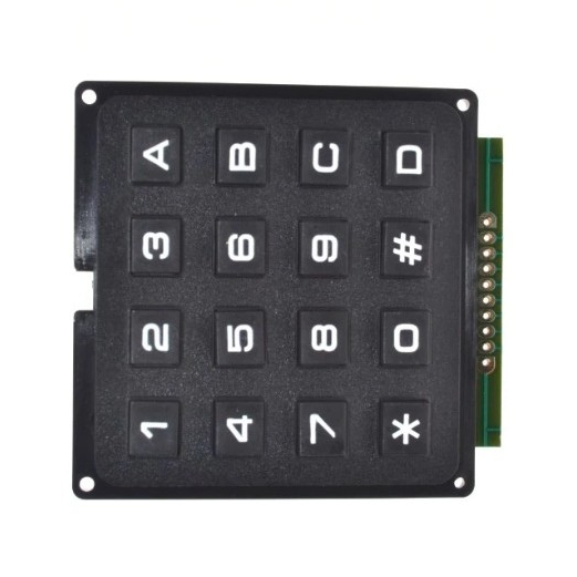 Teclado matriz 4x4 digitos abs teclado rigido para arduino