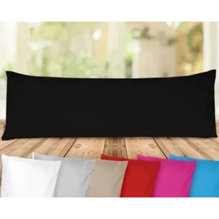 Fronha de Xuxão Travesseiro de Corpo 1,60m x 50cm Percal 180 Fios 100% Algodão Várias Cores