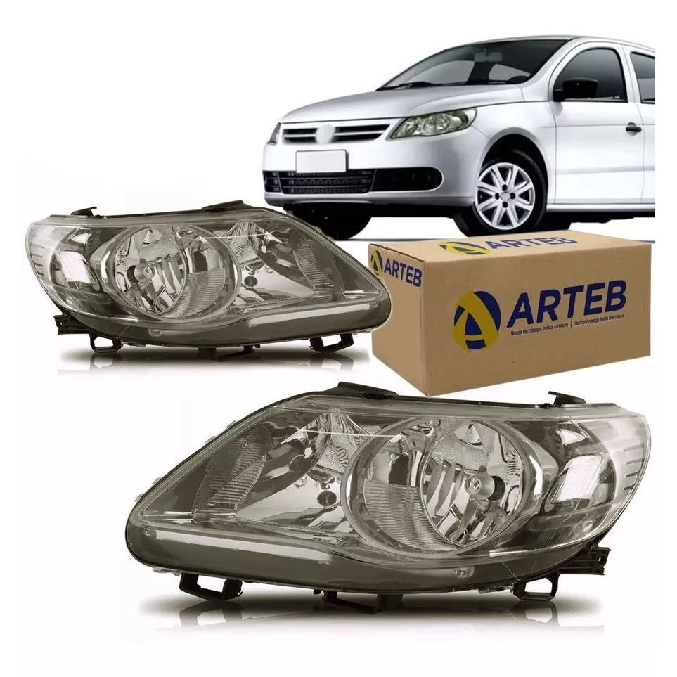 Farol Gol G5 2009 2010 2011 2012 Cromomix Original Arteb