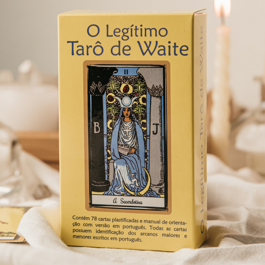 O Legitimo Taro Waite 78 Cartas Plastificado com Manual