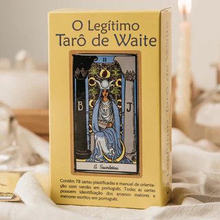 O Legitimo Taro Waite 78 Cartas Plastificado com Manual em Oferta na Shopee