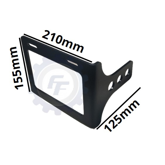 Suporte Placa Lateral Shadow Intruder Boulevard Vulcan | Shopee Brasil