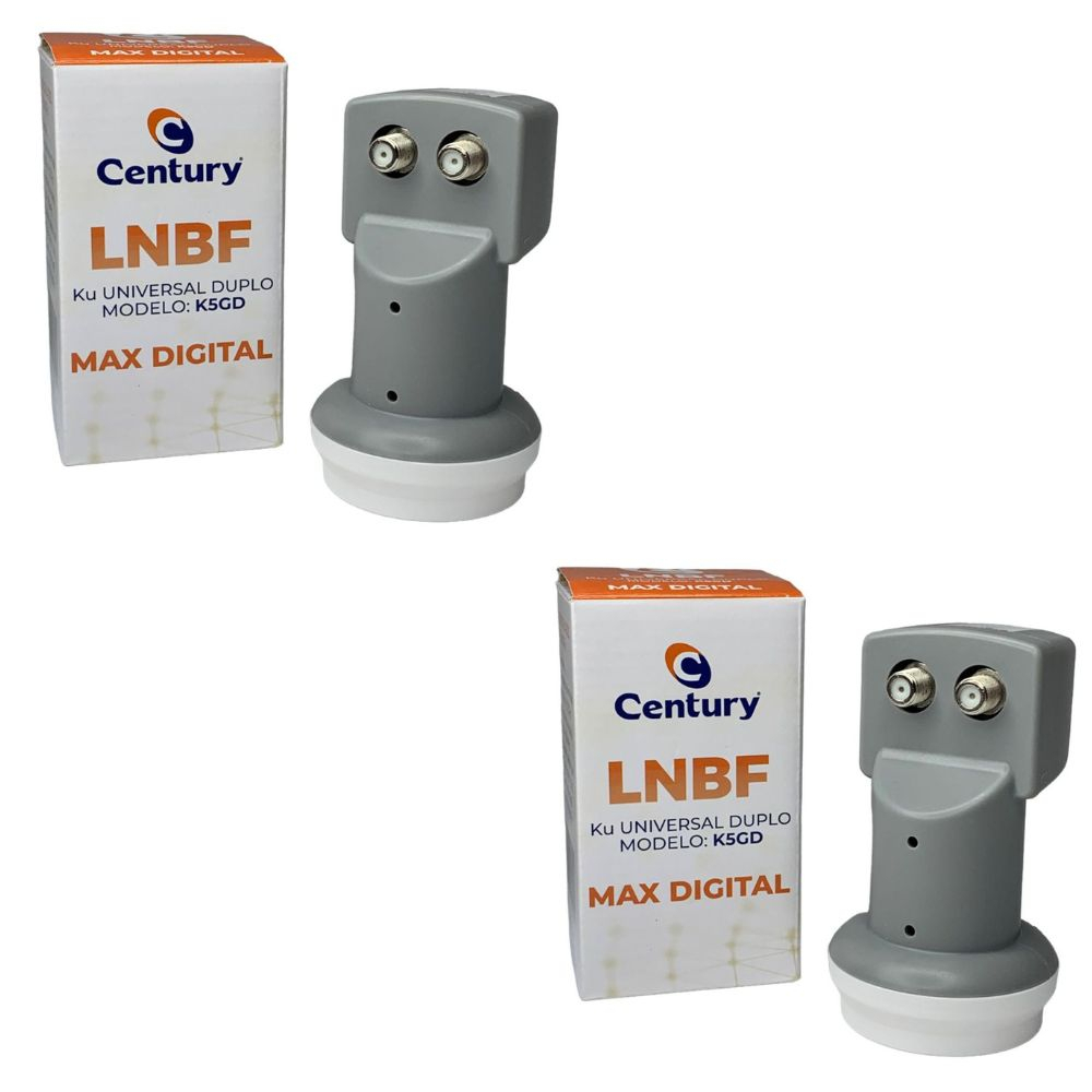 Kit 2 Unidades - Lnb Duplo Universal Banda Ku Digital Hd | Shopee Brasil