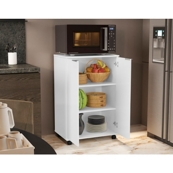 Armário Multiuso para Cozinha/Lavanderia/Escritório 2 Portas Pratic