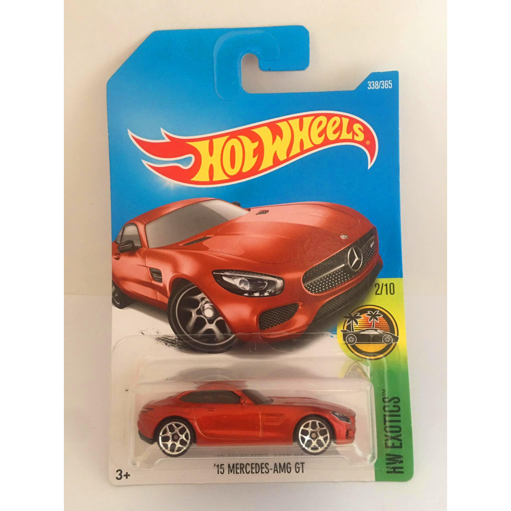 HOT WHEELS - 15 MERCEDES-AMG GT VERMELHO - MAINLINE 2016