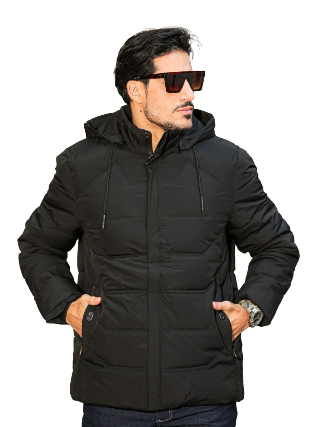 Jaqueta Masculina De Frio Blusa Bolha Bobojaco Luxo Preto Shopee