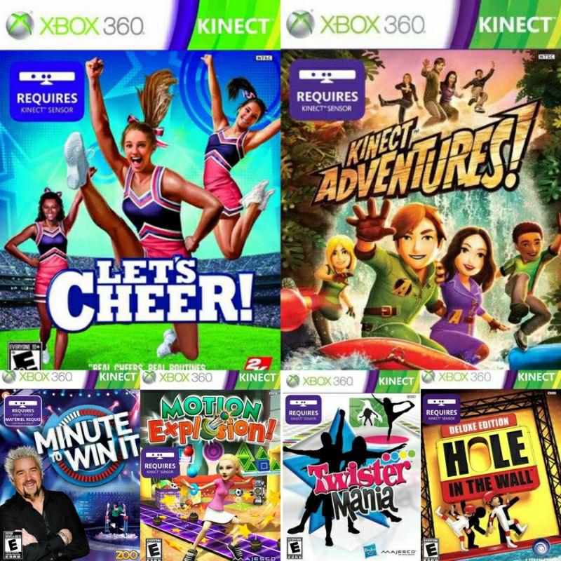Jogos de Kinect Xbox 360 desbloqueado com capinha e encarte