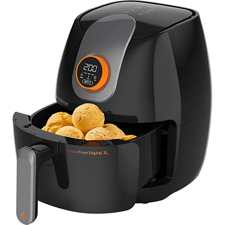 Fritadeira Eletrica air fryer 127v sem Oleo Panela Cadence FRT526 110v 2,6 Litros