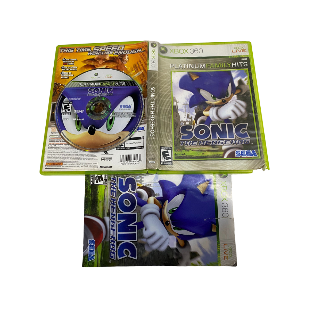 Jogo Sonic Generations para Vídeo Game Xbox 360, Brinquedo Xbox360 Usado  81048406