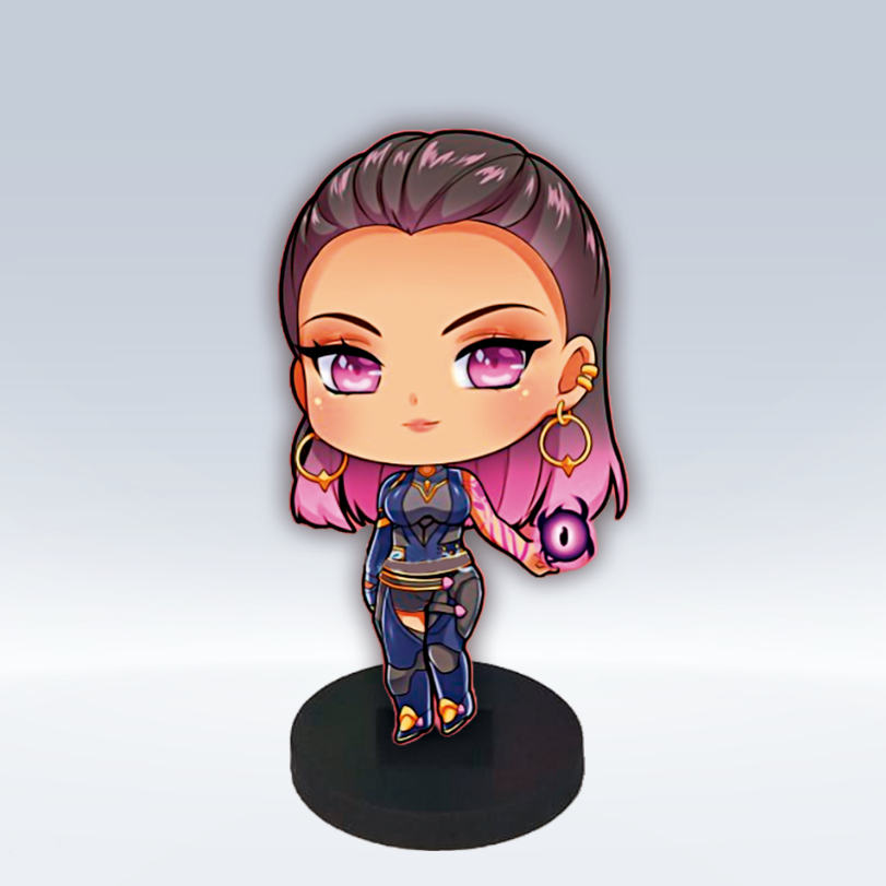 Personagem Reyna Valorant MDF 11cm | Shopee Brasil