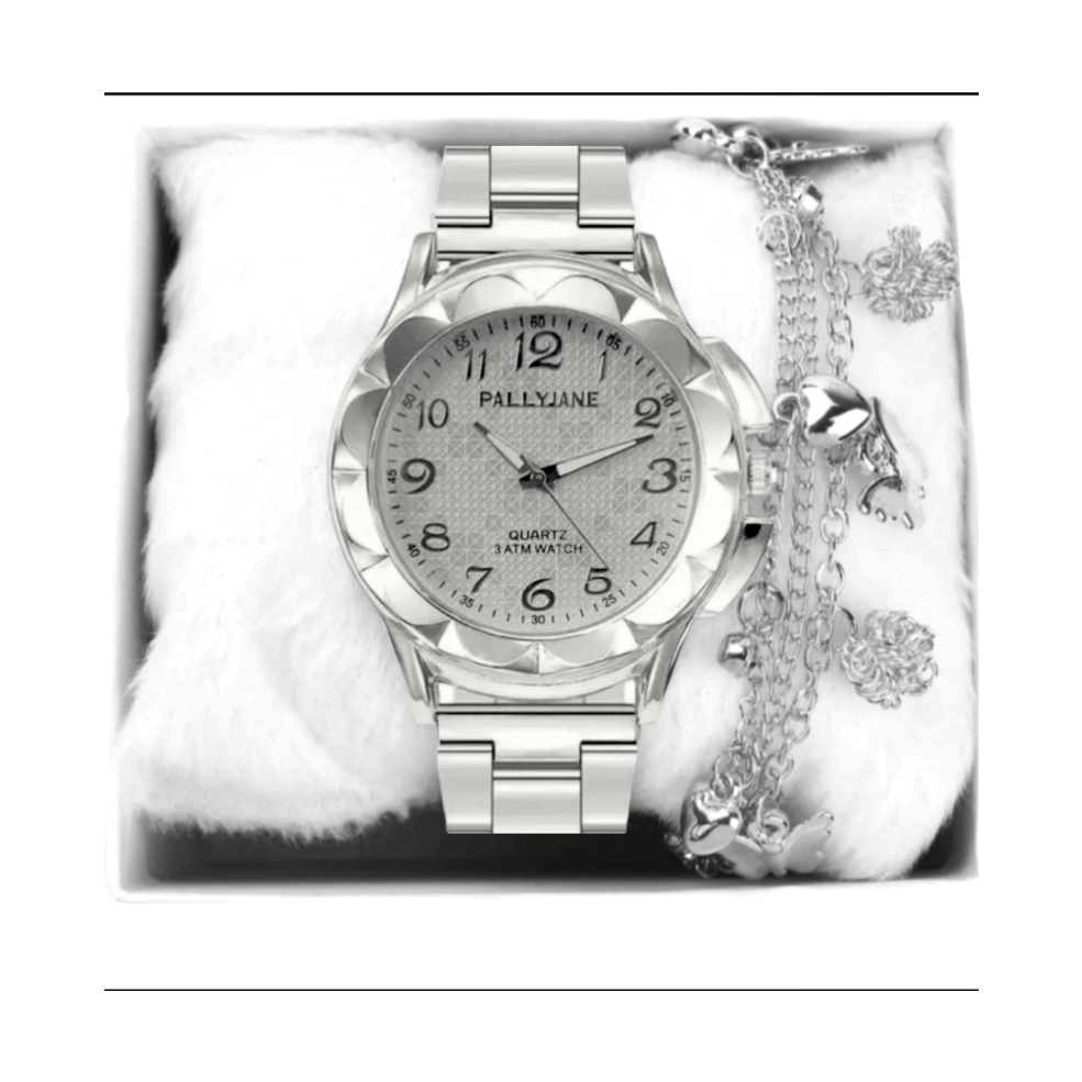 Relógio Feminino Original Prova Dágua + Pulseira
