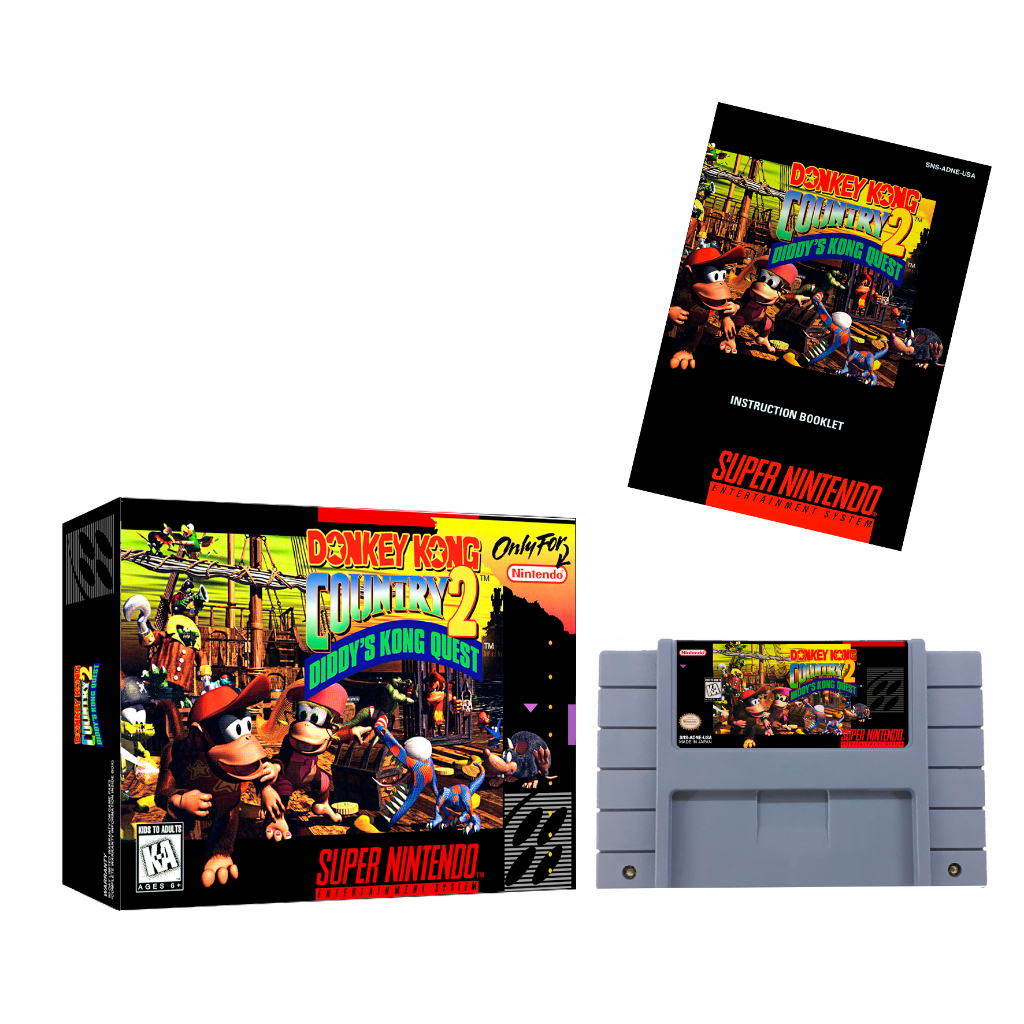 Donkey kong 2 para Super nintendo novo com caixa e manual completo