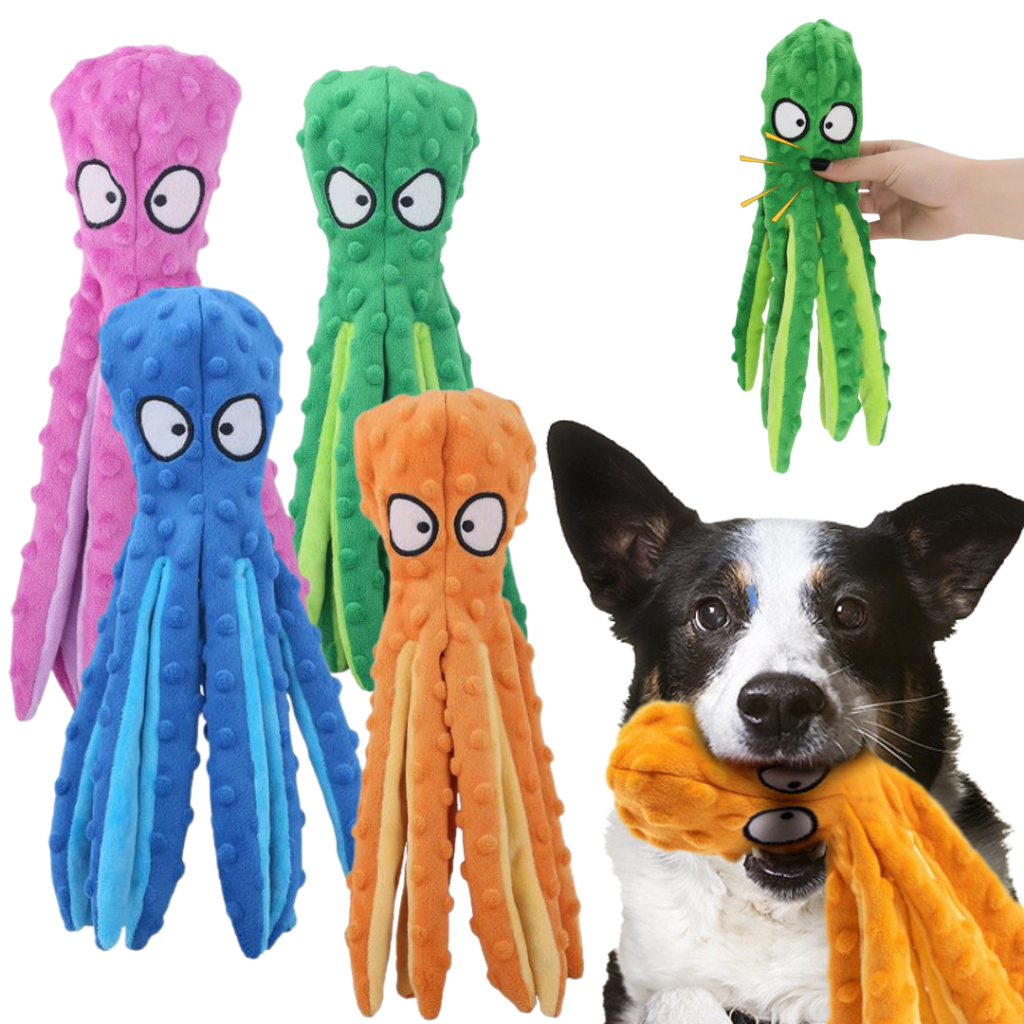 Brinquedo Polvo Amigo Pelucia Anti Stress sem Enchimento para Cachorro