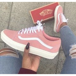 T NIS VANS OLD SKOOL CANAL PINK Shopee Brasil