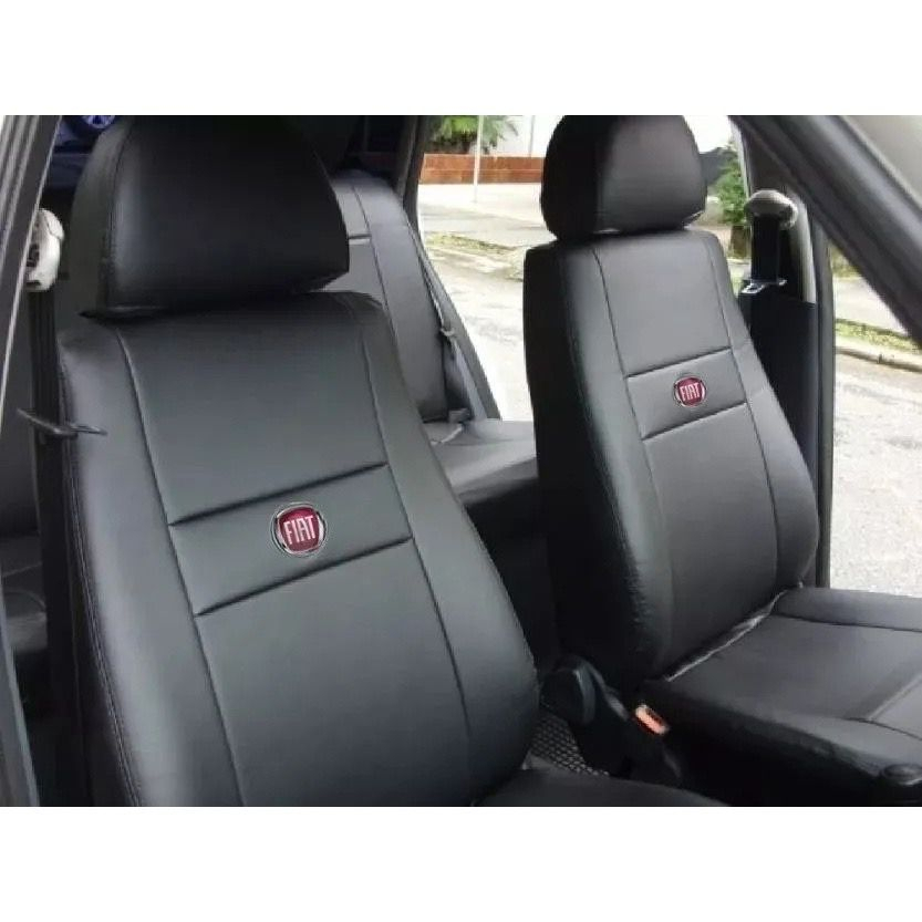 Conjunto de Capas Para Banco Automotivo Couro Para Fiat Palio Uno Siena Idea Argo Cronos Strada