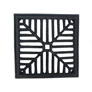 ralo /grelha de ferro fundido nas medidas de 25x25