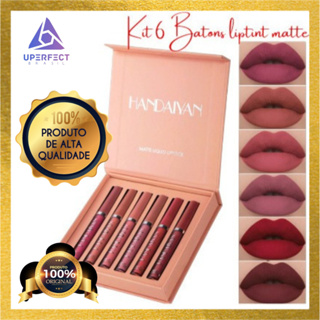 Kit 6 Batom Líquido Matte Prova D