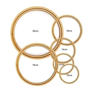 kit 7 Bastidores de 8cm á 20cm, bastidor de mdf 6mm, Moldura Bordado Crochê em Oferta na Shopee