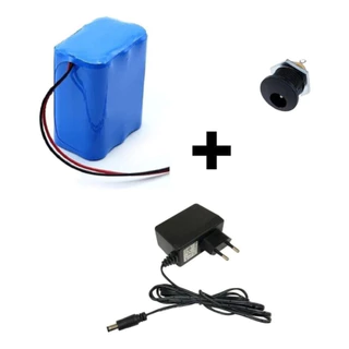 Bateria 11.1v 12v 3s 2p 4900mah Li-ion Com Pcb + Fonte Envio imediato para todo Br