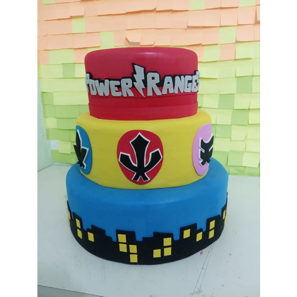 Bolo fake Power Rangers | Shopee Brasil