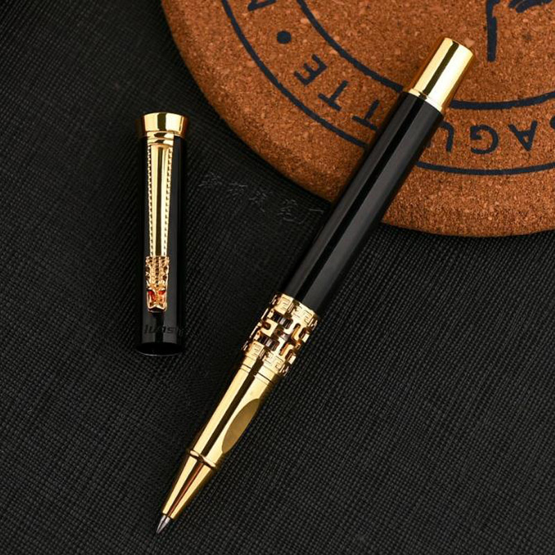 Caneta SUPER LUXO METAL dragão - presenteavel ESFEROGRÁFICA E TINTEIRO ...