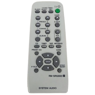 CONTROLE REMTOTO SOM SONY RM-SRG660 hi-fi sistema remoto para MHC-RG330 MHC-RG440S ( COM TECLA TAPE )