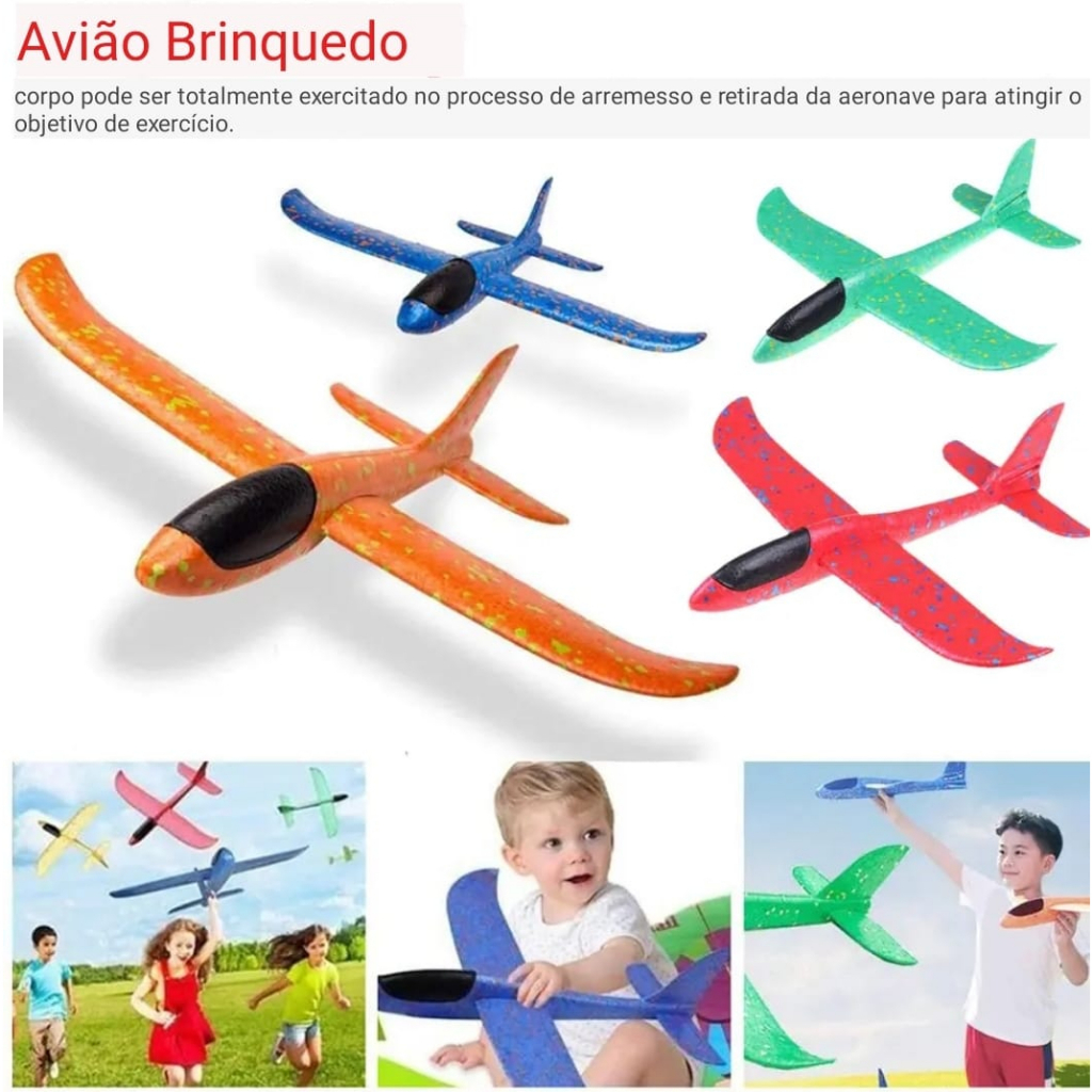 Aviões de brinquedo, avião de isopor Boa flexibilidade várias maneiras de  jogar para jogar esportes ao ar livre : : Brinquedos e Jogos