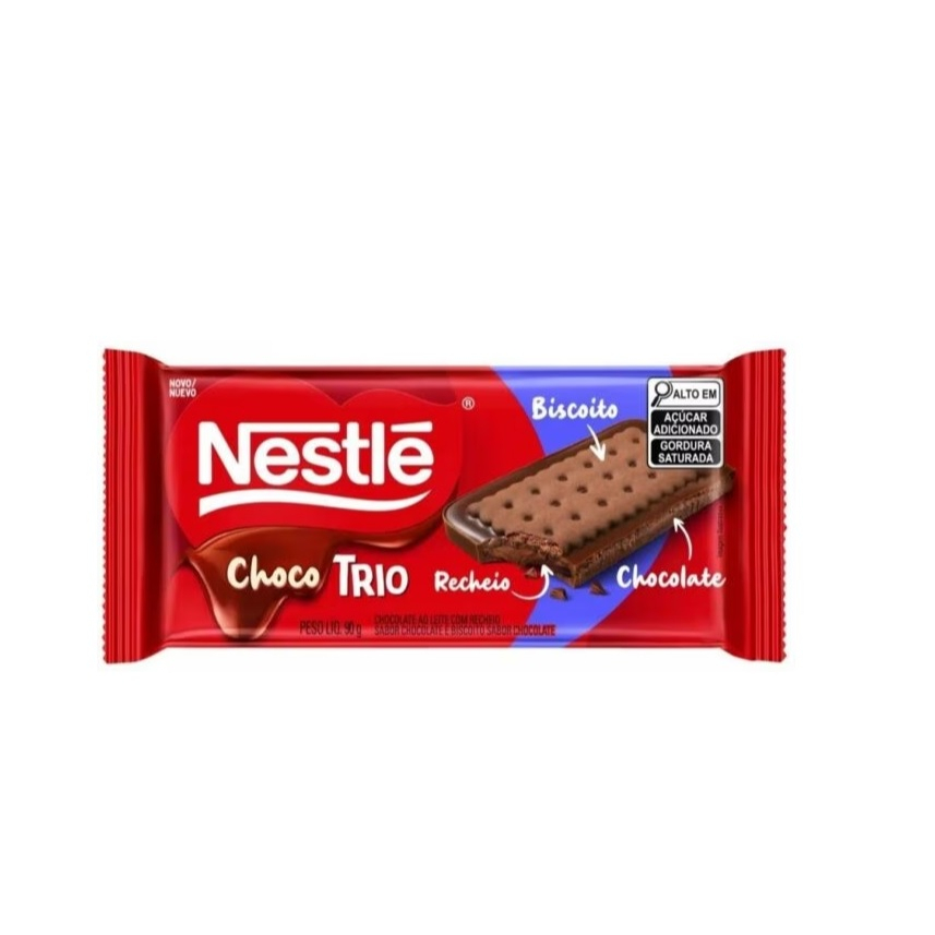 NESTLE CHOCOLATE BISCOITO LEITE 90G | Shopee Brasil