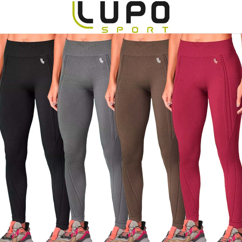 Conjunto Lupo Calça Legging + Top Feminino Fitness Academia Leguin