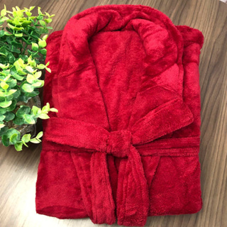Roupão De Microfibra Soft Toque Macio Adulto Unissex Verão Inverno Saída Banho Praia Piscina Aconchegante