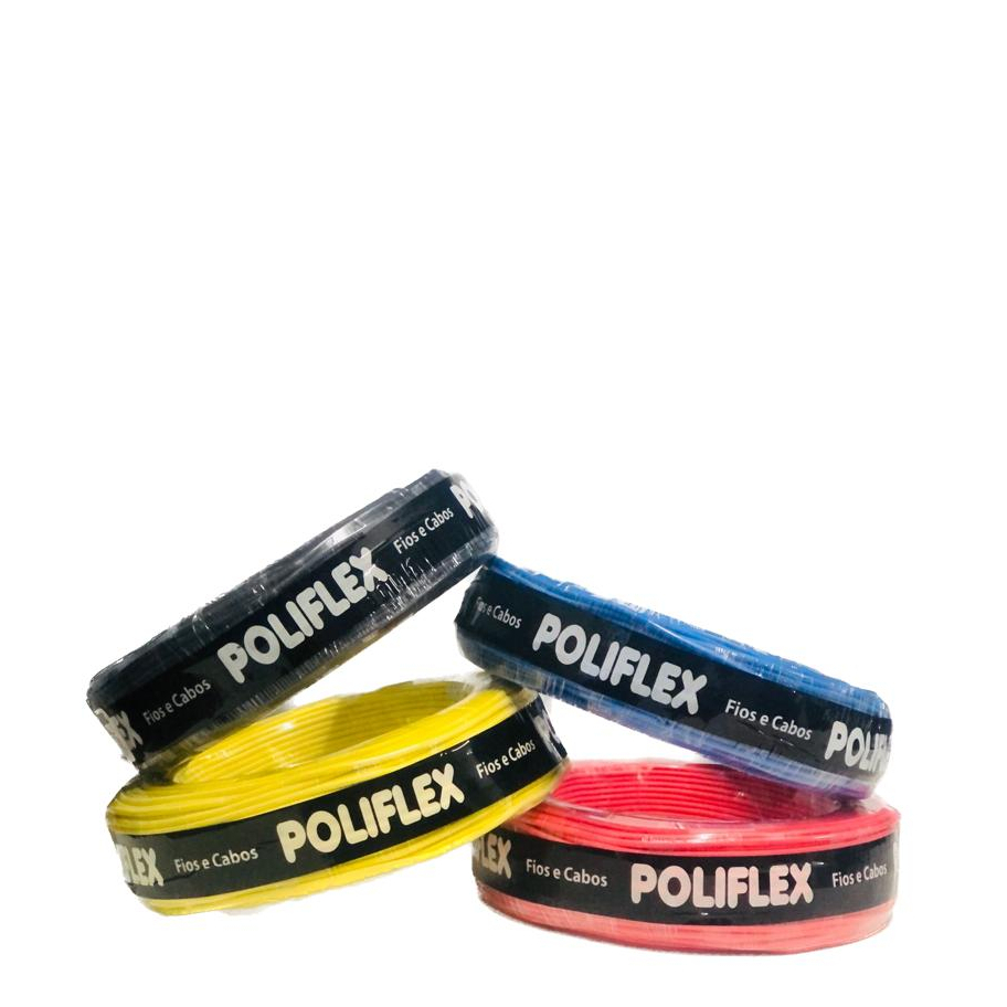 Fio Cabo Elétrico c/100 Metros 2,5mm Flexível Poliflex