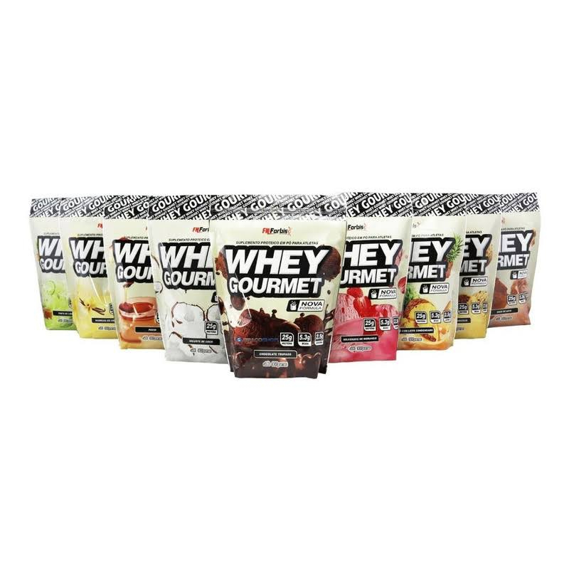 Whey Protein Gourmet Concentrado e Isolado Sabores Refil 907g - FN ...