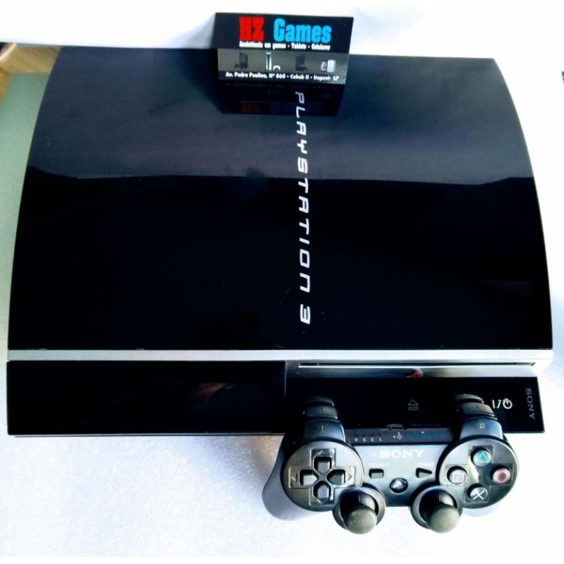 Playstation 3 fat 4 usb hd 500gb desbloqueado evilnat 4 90 2 controle