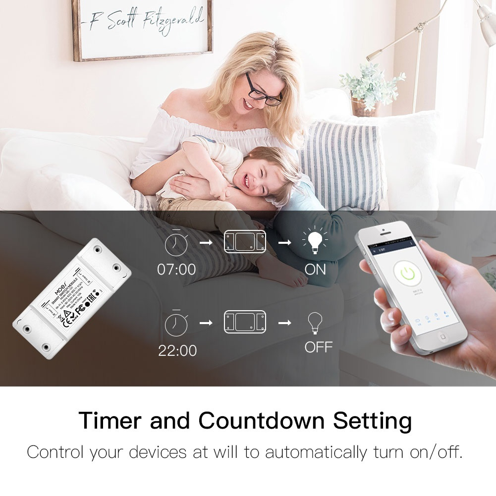 Interruptor Smarthome Basic Wi-fi on/off - Amazon Alexa - Google Assistente - TUYA