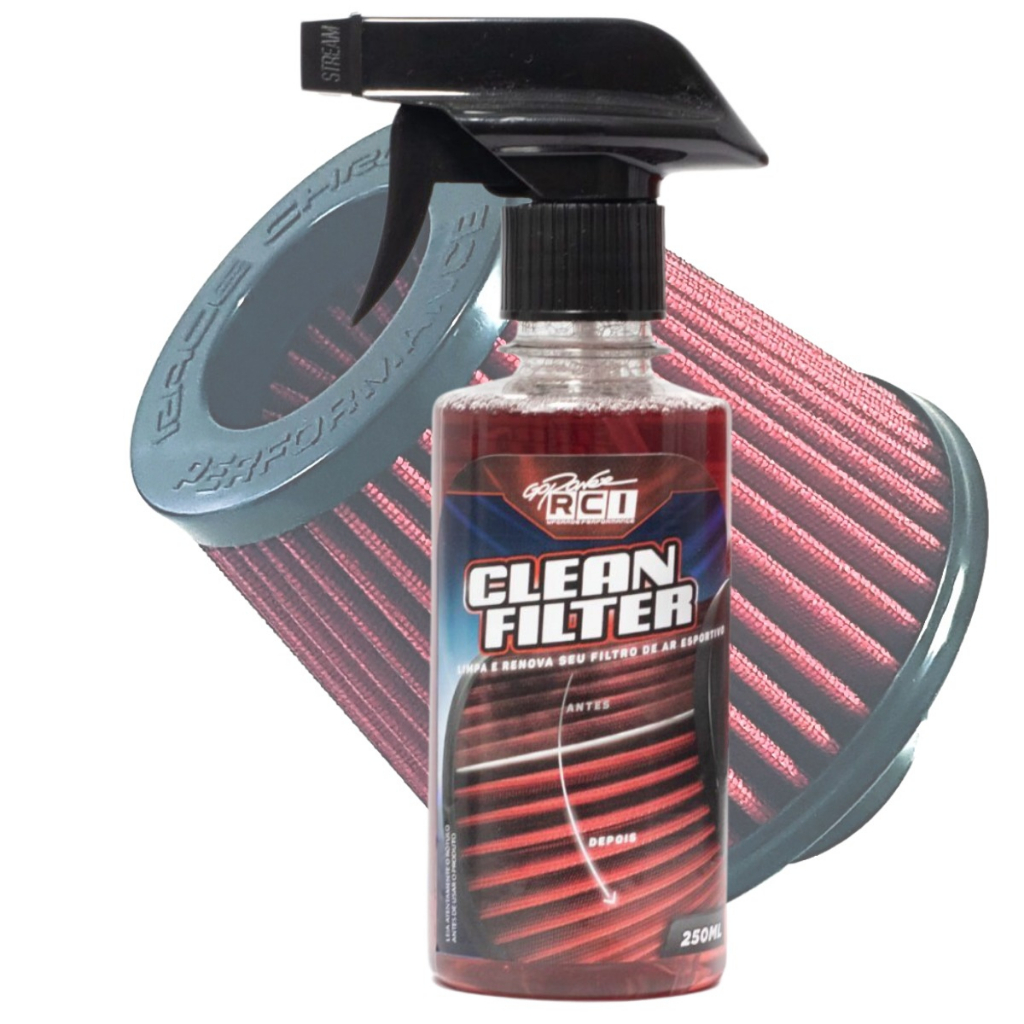 Kit Limpeza Race Chrome Para Filtro De Ar Esportivo Rci300