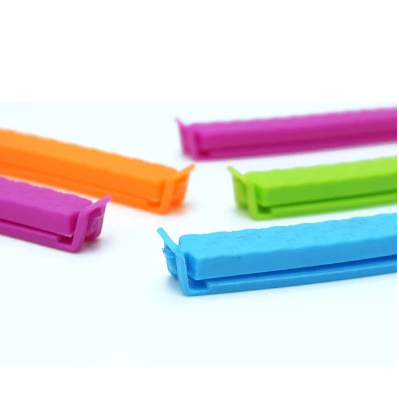 Kit 5 Lacres Prendedor para Fechar Embalagens e Sacos e Alimentos 14,5cm