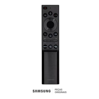 Controle Remoto Original TV Samsung BN59-01363D Comando de Voz Linha AU7700 AU8000 2021 - Produto Original Samsung Brasil Ltda. - Netflix Prime Video Globoplay