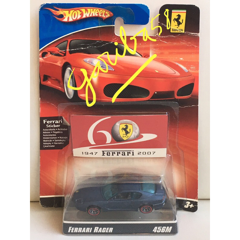 HOT WHEELS FERRARI 456M 2007 60 YEARS RACER #03/24 GARIBA58