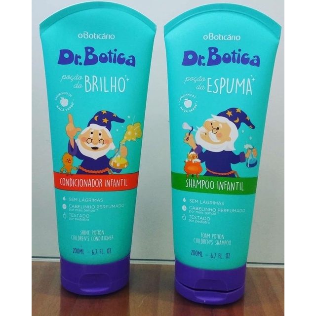 kit Dr. Botica o Boticário Shampoo, Condicionador e Creme de Pentear ...