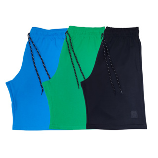 Kit 3 Bermudas Moletom Masculino Short Academia